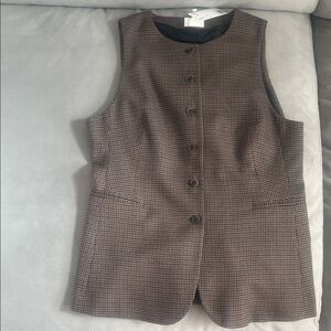 NWT! H&M Women's Plaid Vest